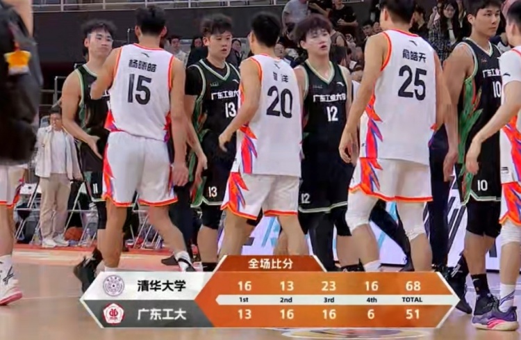 CUBAL-隰泰诚24+5 清华大学力克广东工大晋级全国八强！